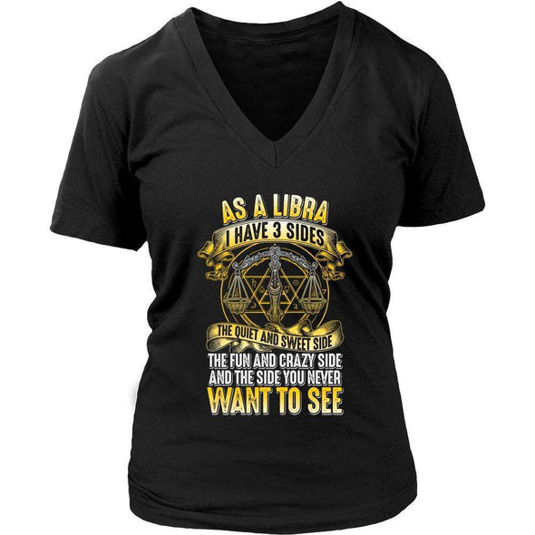 T-shirt - AS A LIBRA I HAVE 3 SIDES