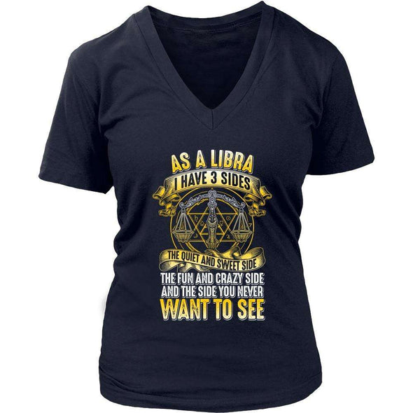 T-shirt - AS A LIBRA I HAVE 3 SIDES