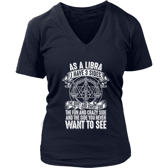 T-shirt - AS A LIBRA I HAVE 3 SIDES