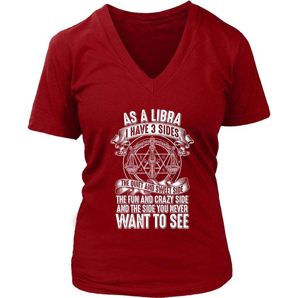 T-shirt - AS A LIBRA I HAVE 3 SIDES