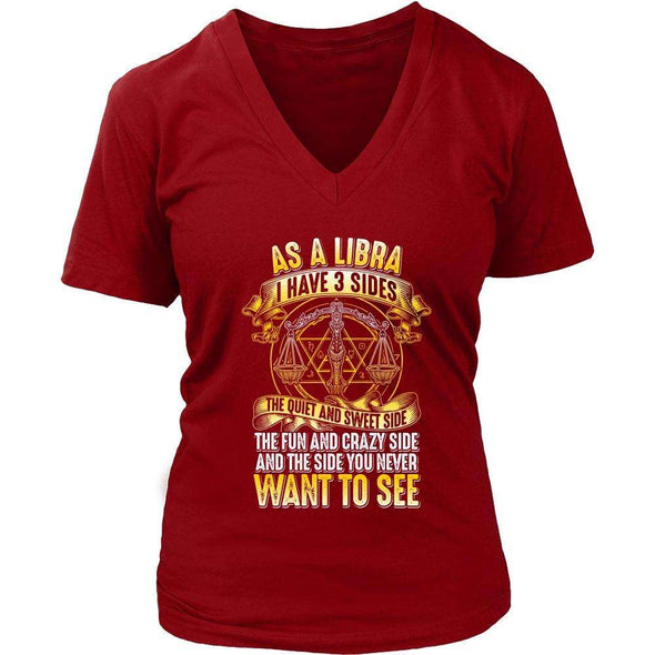 T-shirt - AS A LIBRA I HAVE 3 SIDES