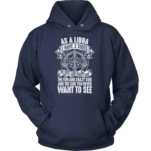 T-shirt - AS A LIBRA I HAVE 3 SIDES