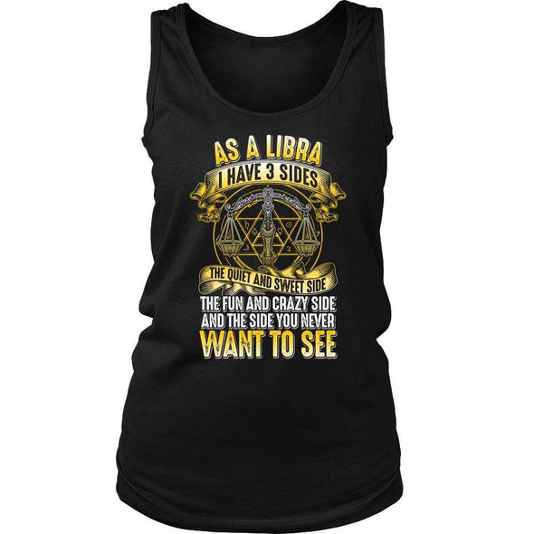 T-shirt - AS A LIBRA I HAVE 3 SIDES