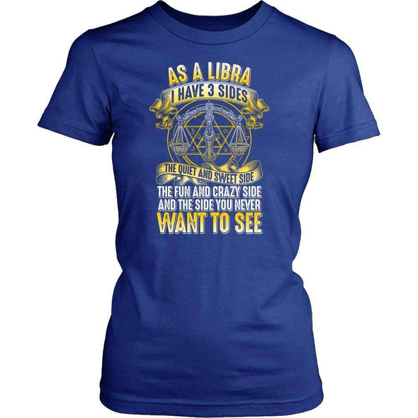 T-shirt - AS A LIBRA I HAVE 3 SIDES
