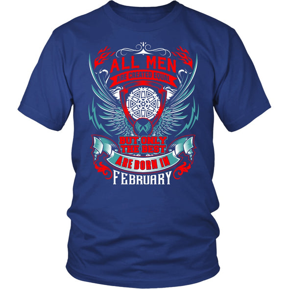 T-shirt - BEST MEN ARE BORN IN FEBRUARY