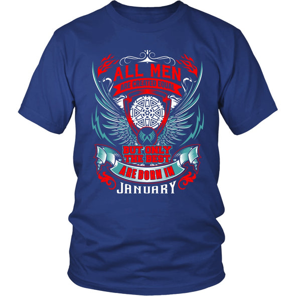 T-shirt - BEST MEN ARE BORN IN JANUARY