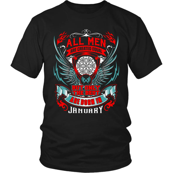 T-shirt - BEST MEN ARE BORN IN JANUARY