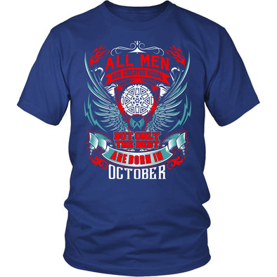 T-shirt - BEST MEN ARE BORN IN OCTOBER