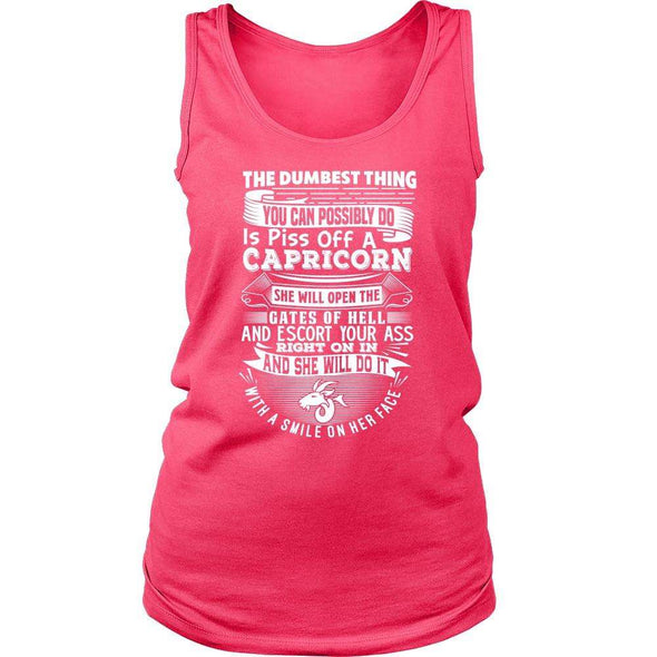 T-shirt - CAPRICORN DUMBEST THING WOMEN SHIRT
