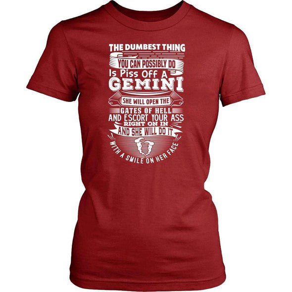 T-shirt - GEMINI DUMBEST THING WOMEN SHIRT