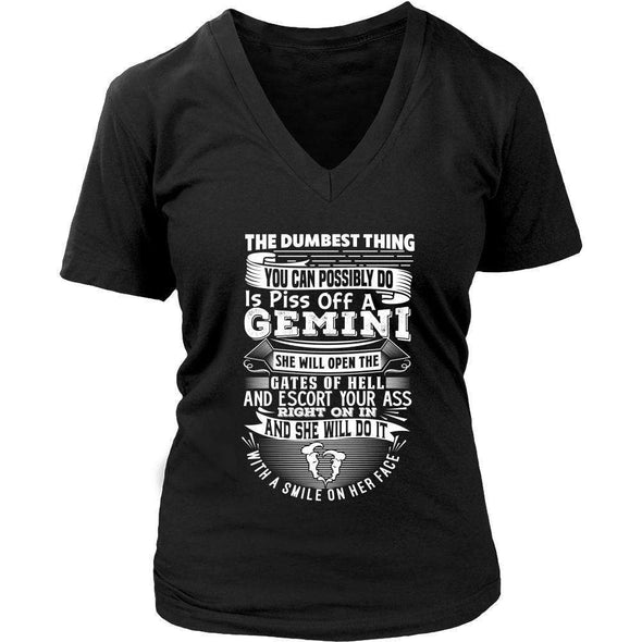 T-shirt - GEMINI DUMBEST THING WOMEN SHIRT