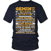 T-shirt - GEMINI LONG QUOTES SHIRT