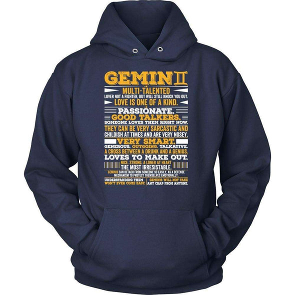 T-shirt - GEMINI LONG QUOTES SHIRT