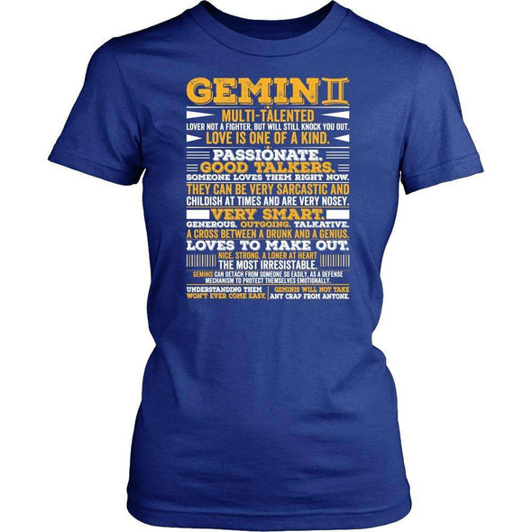 T-shirt - GEMINI LONG QUOTES SHIRT