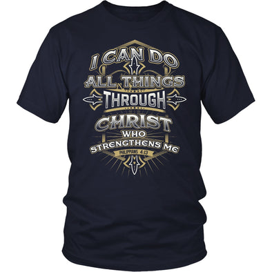 T-shirt - I CAN DO ALL THINGS THROUGH CHRIST - SHIRT