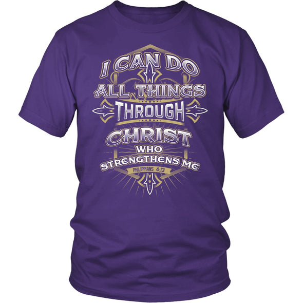 T-shirt - I CAN DO ALL THINGS THROUGH CHRIST - SHIRT