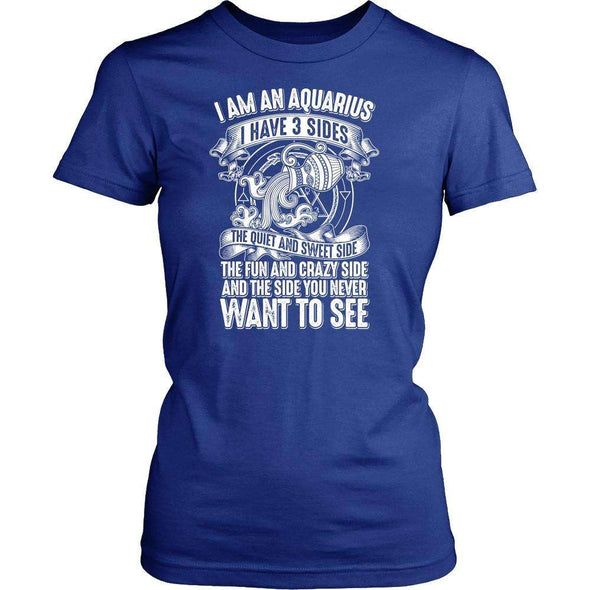 T-shirt - I HAVE 3 SIDES - AQUARIUS SHIRT