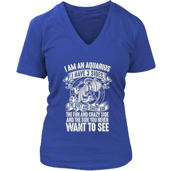 T-shirt - I HAVE 3 SIDES - AQUARIUS SHIRT