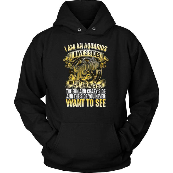 T-shirt - I HAVE 3 SIDES - AQUARIUS SHIRT