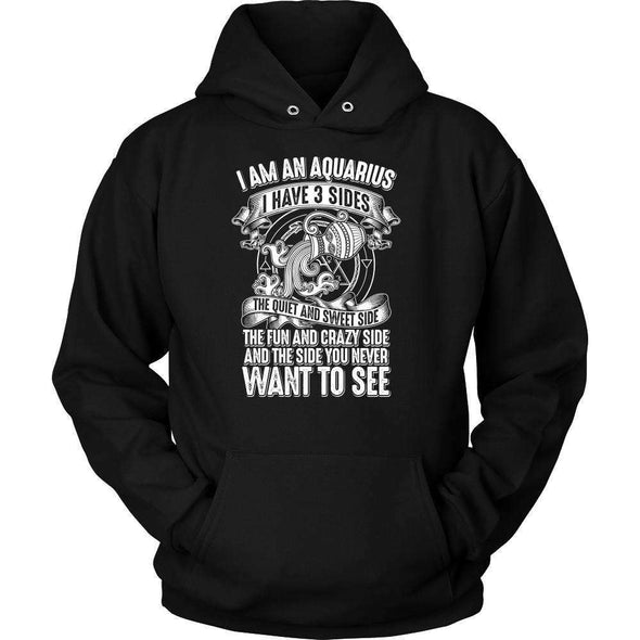 T-shirt - I HAVE 3 SIDES - AQUARIUS SHIRT