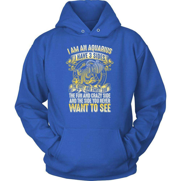 T-shirt - I HAVE 3 SIDES - AQUARIUS SHIRT