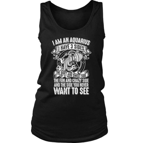 T-shirt - I HAVE 3 SIDES - AQUARIUS SHIRT