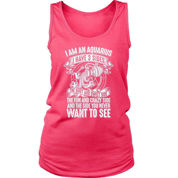 T-shirt - I HAVE 3 SIDES - AQUARIUS SHIRT