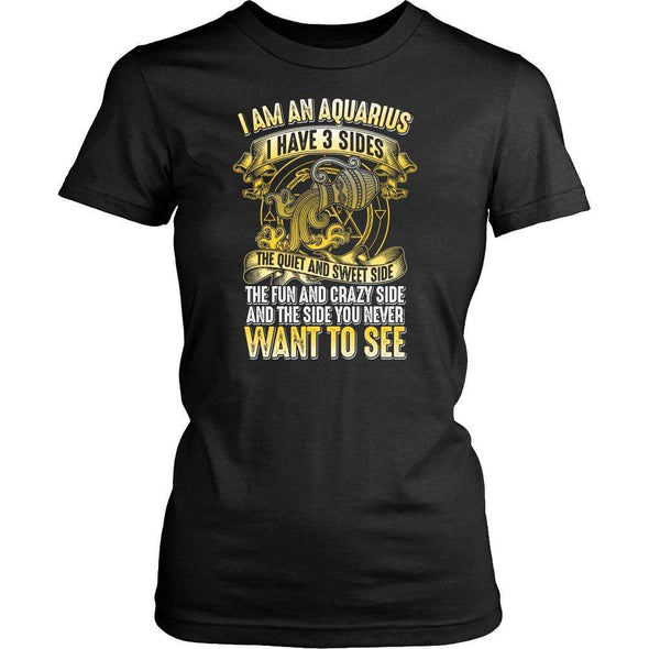 T-shirt - I HAVE 3 SIDES - AQUARIUS SHIRT