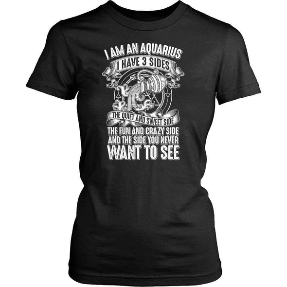T-shirt - I HAVE 3 SIDES - AQUARIUS SHIRT