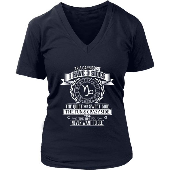 T-shirt - I HAVE 3 SIDES - CAPRICORN SHIRT
