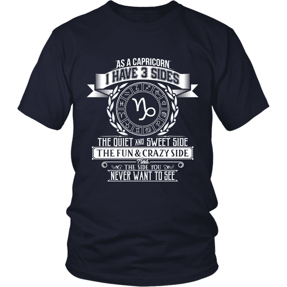 T-shirt - I HAVE 3 SIDES - CAPRICORN SHIRT