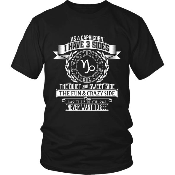 T-shirt - I HAVE 3 SIDES - CAPRICORN SHIRT