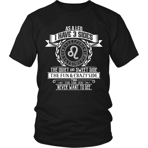 T-shirt - I HAVE 3 SIDES - LEO SHIRT