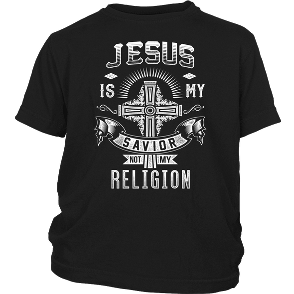 T-shirt - JESUS IS MY SAVIOR, NOT MY RELIGION - SHIRT