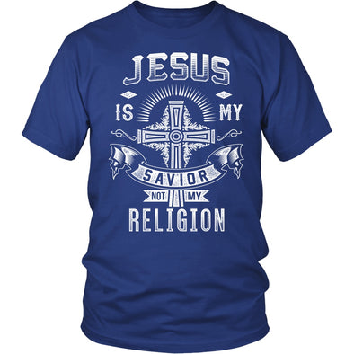 T-shirt - JESUS IS MY SAVIOR, NOT MY RELIGION - SHIRT