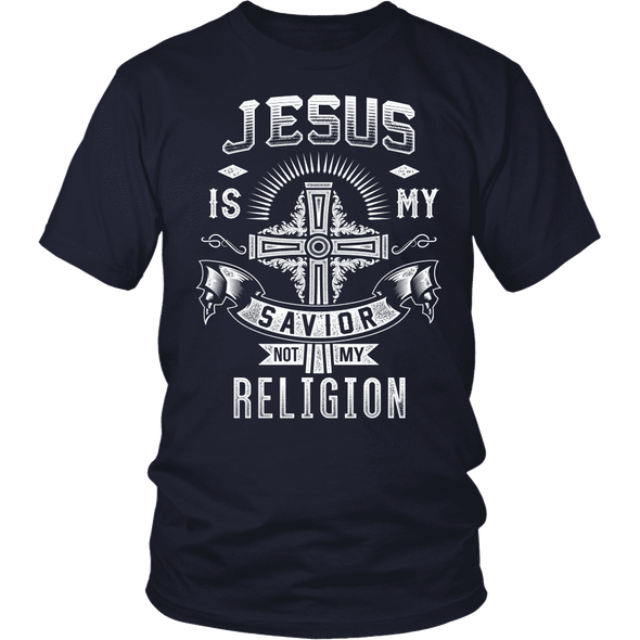 T-shirt - JESUS IS MY SAVIOR, NOT MY RELIGION - SHIRT