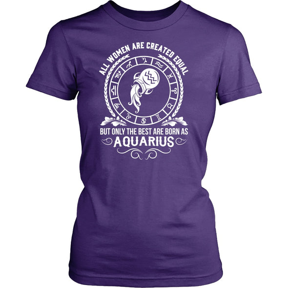 T-shirt - WOMEN - BEST ARE BORN AS AQUARIUS