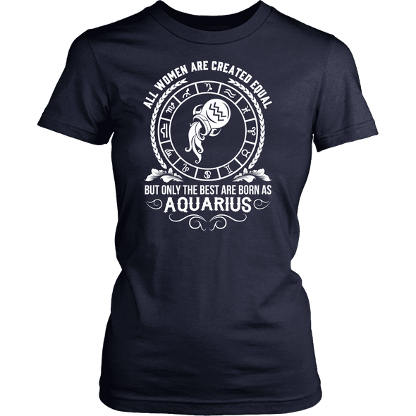 T-shirt - WOMEN - BEST ARE BORN AS AQUARIUS