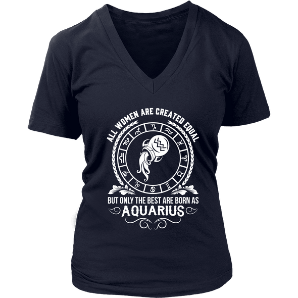 T-shirt - WOMEN - BEST ARE BORN AS AQUARIUS
