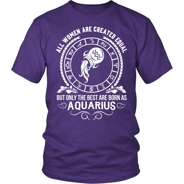 T-shirt - WOMEN - BEST ARE BORN AS AQUARIUS
