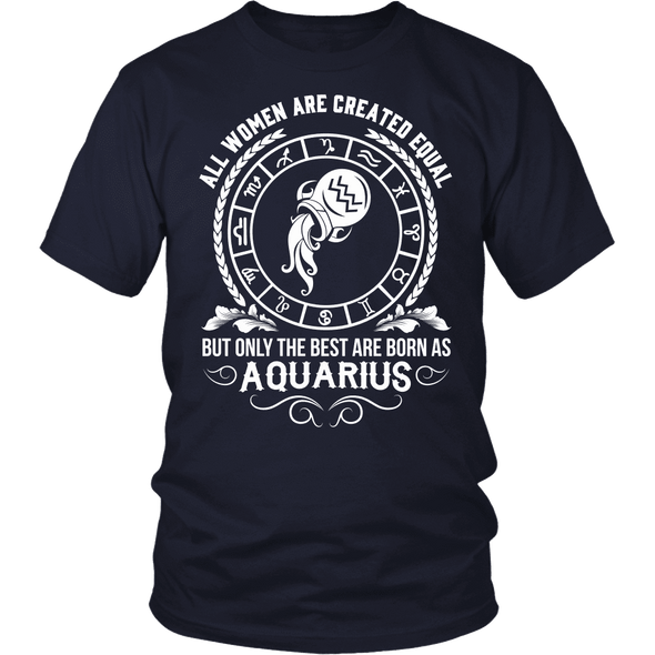 T-shirt - WOMEN - BEST ARE BORN AS AQUARIUS