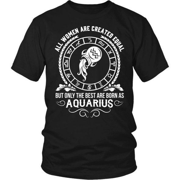T-shirt - WOMEN - BEST ARE BORN AS AQUARIUS
