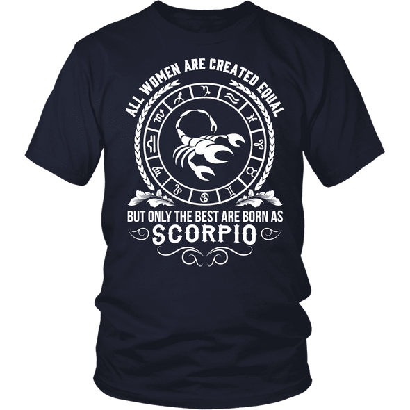 T-shirt - WOMEN - BEST ARE BORN AS SCORPIO
