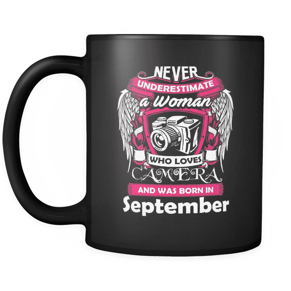 September Women Who Loves Camera Mug