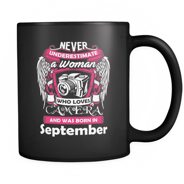 September Women Who Loves Camera Mug