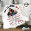 My Gorgeous Wife Personalized Blanket