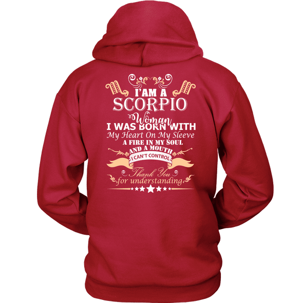 Limited Edition ***I Am A Scorpio Women Back Print*** Hoodies & Shirts