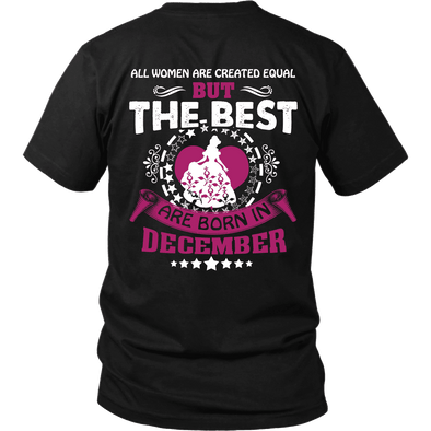 Limited Edition ***Best Are Born In December Back Print*** Shirts & Hoodies