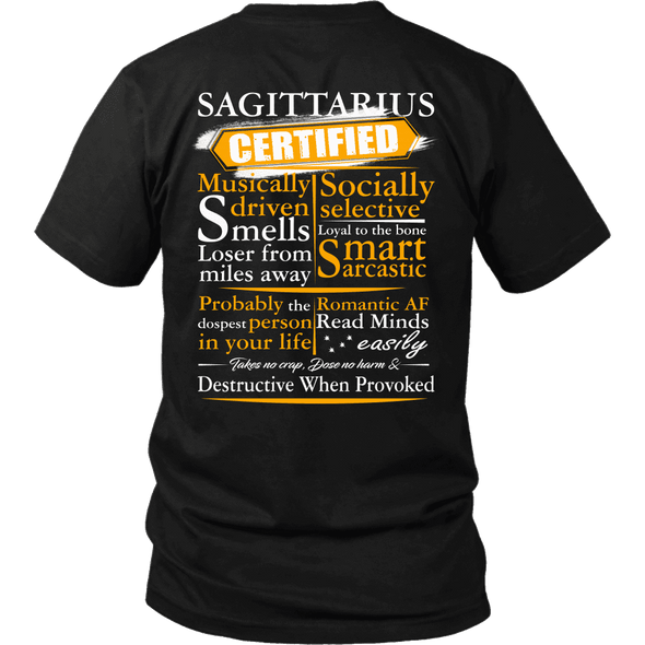 Limited Edition ***Sagittarius Certified Back Prints*** Shirts & Hoodies