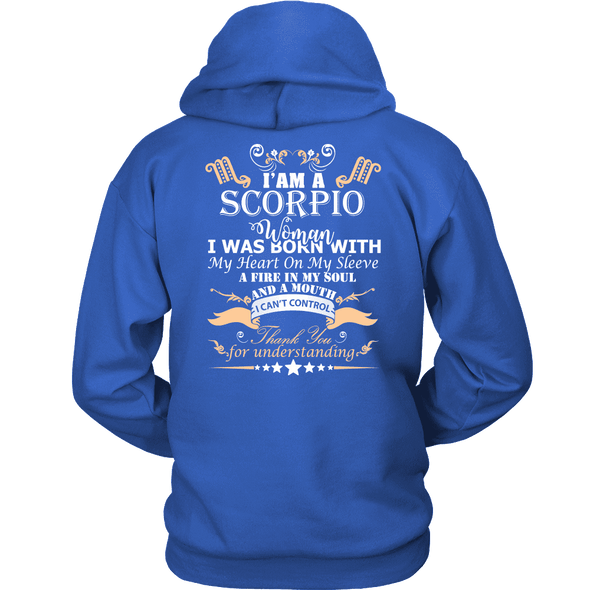 Limited Edition ***I Am A Scorpio Women Back Print*** Hoodies & Shirts